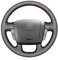 MEWANT Lenkradbezug für Peugeot Boxer 2007-2022, Citroen Jumper 2007-2022, Fiat Ducato 2006-2021 - Kunstleder, Schwarz, 36 cm Durchmesser