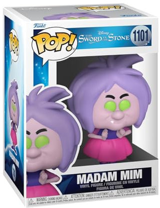 Funko Pop! Disney: Sits - Madam Mim - Sword in The Stone - Vinyl-Sammelfigur - Geschenkidee - Offizielle Handelswaren - Spielzeug Für Kinder und Erwachsene - Movies Fans - Modellfigur Für Sammler