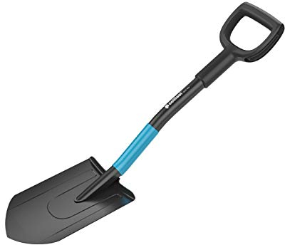 Cellfast cellPRO Gärtnerspaten Spaten Rund Gärtnerspaten Ergonomischer Griff SAFETOUCH 120cm, 40-006, Schwarz