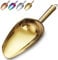 Gold-Eisportionierer, Premium-Edelstahl-Keksportionierer, Mode-Eisportionierer, Robuste Mehlschaufel, Allzweck-Süßigkeitsschaufel, Spülmaschinenfest (8oz/9 Zoll)