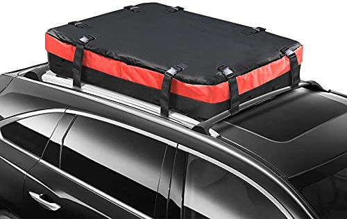 Ledph Dachbox Faltbar, Dachtasche für Dachträger 250l, Tragbar Dachtasche Auto, Wasserdicht Dachbox Auto FüR Reisen Und GepäCktransport, Autos, Vans, Suvs