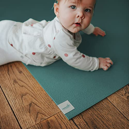 Sanosoft® Krabbelmatte Made in Germany & Öko-Tex - 120cm X 160cm Petrol