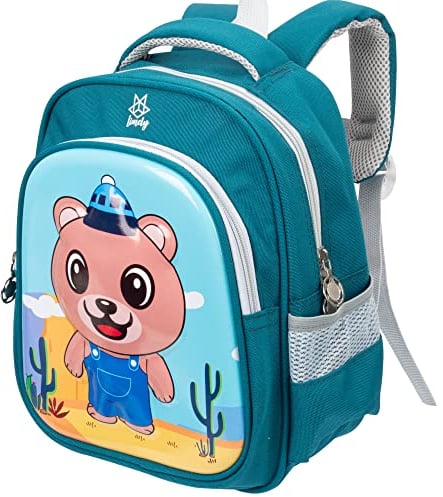 limely© Kinderrucksack, Rucksack Kinder, Kita Rucksack, Kindergartenrucksack jungen, Kindergartenrucksack mädchen, Wanderrucksack (Grün)