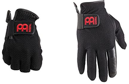 Meinl Cymbals MDGFL-M Drummerhandschuhe fingerfrei M & Meinl Cymbals MDG-M Drummerhandschuhe M
