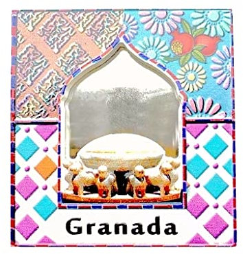 Imán de marco de Granada Española para cocina o nevera