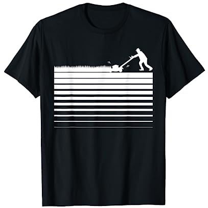 Cortadora De Césped Líneas I Jardinero Aficionado Cortadora Camiseta