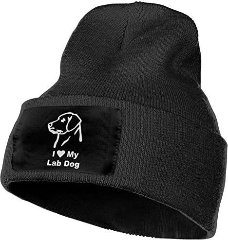 501 Herren Damen Slouchy Turban Ich Liebe Meine Labradore Mütze Warme Kopf Wraps Klassische Sportmütze Für Laufen Outdoor