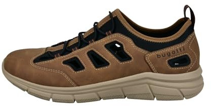 bugatti 341-AFA66 Herren Slipper, Cognac/Black, 44 EU