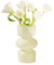 Jumuao Blumenvase Glas,Kreative Blumenvase Bubble Vasen Deko, Moderne Glasvasen Klein Hydroponic Tulpenvase,Kleine Vasen für Tischdeko,Glasvase für Haus/Büro/Hochzeit/Party (Beige)