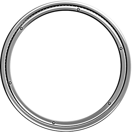 Rodamiento Plataforma giratoria, rodamiento Bolas Lazy Susan acero Inoxidable 16 Pulgadas, Base giratoria 360 Grados, Soporte Base giratoria para TV, rotación Flexible, Mayor Rendimiento Carga