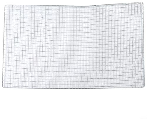 Griglia per barbecue in ferro zincato, strumento essenziale per gli appassionati di grigliate (60 x 40 cm)