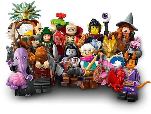 Lego Dungeons & Dragons Minifiguren - Komplettset Mit allen 12 DND-Minifiguren für Sammlung (12 x 71047)