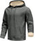 Djtnzdm Felpa Pile Uomo Felpe con Cappuccio Manica Lunga Semplice Pullover Hoodie Uomo Felpa Pesante Cotone Felpe Pile Spessore Manica Lunga Felpa Termica Uomo(Grigio Scuro-3XL)