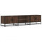 vidaXL Meuble TV chêne Marron 180x35x41 cm Bois d'ingénierie, Support TV, Buffet TV, Meuble multimédia, Banc TV, Meuble HiFi, Centre de Divertissement