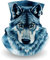 Merchandise for Fans Multifunktionstuch | Schlauchschal | Bandana | Halstuch Fotodruck Damen, Herren, Kinder | Motiv: Akita Inu 01