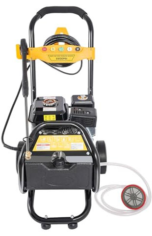 Avec 5 buses, support de tuyau, lavage radiant, nettoyeur de terrasse, nettoyeur haute pression, moteur, nettoyeur de surface, jet de vapeur, fraiseuse à essence, machine de nettoyage industrielle,
