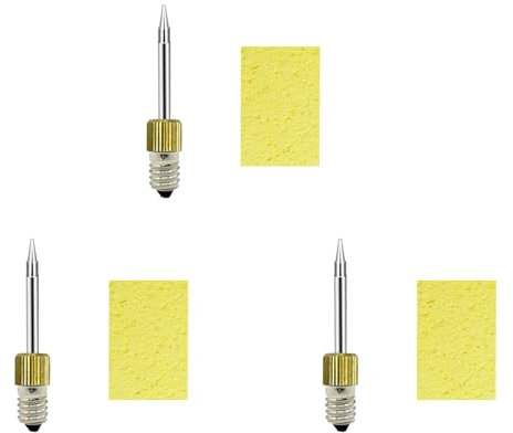 GREOHNMPAW 3X Lötkolbenspitze E10-Schnittstelle Lötkolbenspitzen USB-Lötspitze Schweißkopf Lötwerkzeuge Brandeisen-A