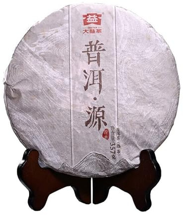 HELLOYOUNG 357g original chinesischer Bio-Pu'er-Schwarztee aus Yunnan Grünes Essen enge Streifen dunkelbraune und glänzende Farbe verströmt ein natürliches gereiftes Aroma