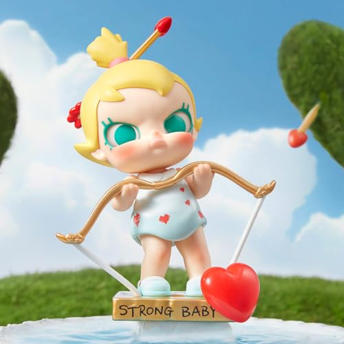 POP MART Baby Molly Little God of Love Figure Anime Actionfiguren Sammelfiguren Sammler Kunstspielzeug Spielzeug Figuren Geschenk 1PC