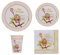 TLDSHOP® - DECORAZIONI per FESTA - Cresima - Comunione - Matrimonio - STOVIGLIE in Carta Monouso con Piatti, Piattini, Tovaglioli, Bicchieri (quantità in descrizione) - Kit: (Santa Cresima da 132pz)