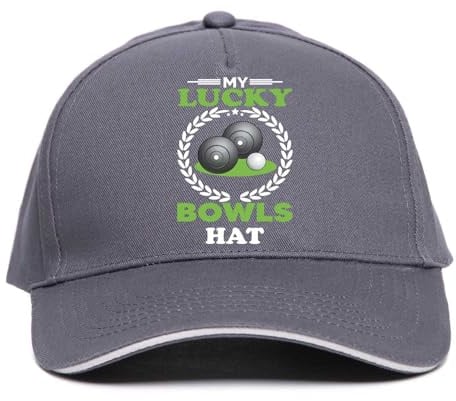 Print4U My Lucky Bowls Baseball Cap Gift Father's Day Crown Green Bowling