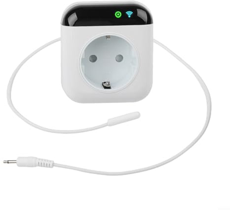 HanOaki For Tuya Plug-in Programmable WiFi Smart Thermostat Socket with Remote Control | Works with for Alexa Google Home | Energy Efficient Heating Cooling Automation