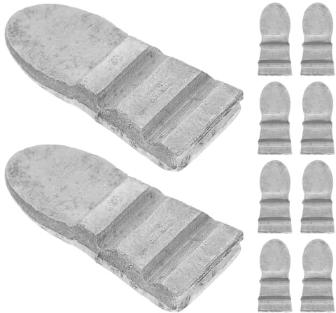 Zerodeko 10pcs Handle Wedge Steel Hammer Protector Wedge Axe Handle Reinforcement Silver Reliable Material Versatile Application for Outdoor Activities