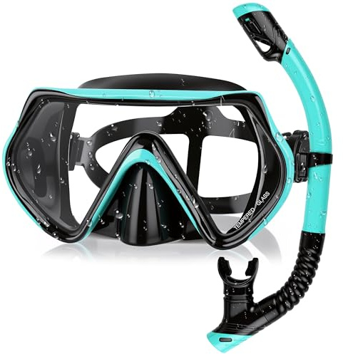 OAKENCREST Gafas de Buceo Adulto 180° Panorámicas, Máscara de Buceocon