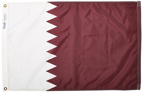 Annin Flagmakers Qatar Yard Flag USA, hergestellt nach offiziellen Designspezifikationen der Vereinten Nationen (Modell 196875)