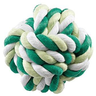 Ferplast Gioco agility pallina cani cane giocattolo corda cotone intrecciata