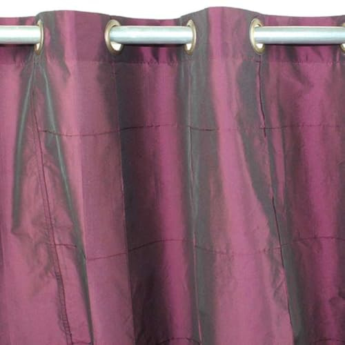 MonbeauRideau William (150 x 250 cm) Pflaume Polyester TAFT Vorhang