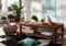 MASSIVMOEBEL24.DE Toronto Couchtisch Sheesham/Palisander - Verschiedene Größen und Farben, Farbe:Dunkelbraun gebeizt, Größe:120x70 cm