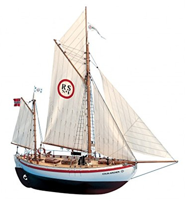 rechnungsstellung Boote B728 Colin Archer Kit Hull Modell Holz, Maßstab 1: 15
