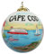 Art Studio Company Christbaumschmuck aus Glas, handbemalt, mit Umhang