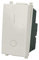 Interruttore 2P 16A Bipolare, Colore Bianco, Compatibile Con Vimar Plana