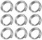 My-Bead Verbindungsringe 925 Sterling Silber Spaltringe Ø 5mm Karabinerverschlüsse basteln ohne Werkzeug Schmuckherstellung DIY (10 Stück)