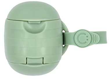 Ubbi On-the-Go Dual Pacifier Holder, Keep's Baby's Binkies Clean and Accessible, Portable for Travel, Diaper Bag Accessory Must Have for Newborns, Sage Green