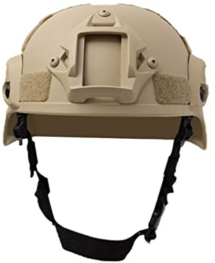 PengGengA Taktischer Helm Militär-Stil Einstellbar Schutzhelm mit Pads und Seitenschienen Sturzhelm für Airsoft Paintball