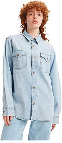 Levi's Relaxed Fit Western, Camicia Uomo, Indigo Stonewash, S