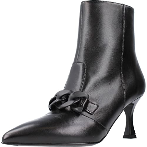Nero Giardini I205585DE Tronchetti Donna in Pelle - Nero 39 EU