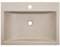 VBChome Lavabo en granit 60 x 44 x 10 cm, beige, rectangulaire, moderne, de qualité supérieure