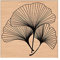 craspire Holzstempel Ginkgo Bilbao Dekorative Holzstempel Vintage Holzstempel Für Kartenherstellung, Basteln, Scrapbooking, Tagebuch, Briefplaner