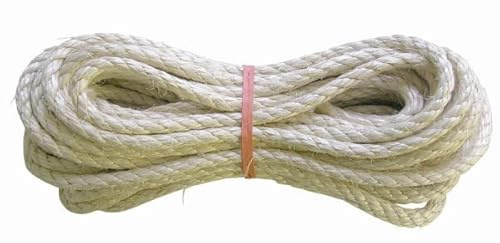 Vormann 008042040SL Sisal-Seil Gedreht, Durchmesser 4mm, 30M Länge, 5 Stück