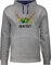 Pullover Herren Frauen Hoodie Kontrast zweifarbig - Kompatibel Oktoberfest - Hopfen Weizen Hirschgeweih und Dein Text - 5XL - Grau meliert/Navy Blau - trachten hoodies bayrisch hoodie- bayrisches