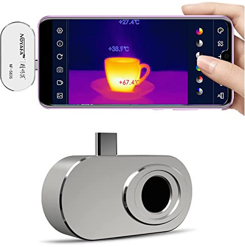 NOYAFA Infrared Camera Thermal Imager for Smartphones with Android USB-C Thermal Camera, 160x120 IR Resolution All-Purpose with Image Enhancement Technology