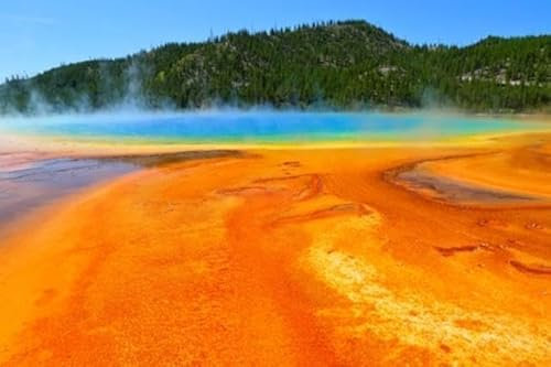 adrium Poster-Bild 140 x 90 cm: Grand Prismatic Spring im Yellowstone-Nationalpark, Wyoming, USA (108308100)