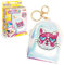 DIAMONDZ CRYSTAL PAINTING Mini Bag Set - Diamond Painting Mädchen Set , Mini-Rucksack Schlüsselanhänger mit Diamantaufkleber, DIY Diamant Malerei Kinder Bastelset