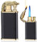 Double Flame Crocodile Feuerzeug: Nizirioo 2 Stück, Aufblasbares Winddichtes Feuerzeug Mit Geschenkbox, Direct Jet Blue Fire Lighter
