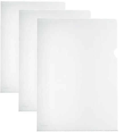 Herlitz Aktenhülle A4, PP-Folie, 10-er Packung, glasklar (Packung mit 3)