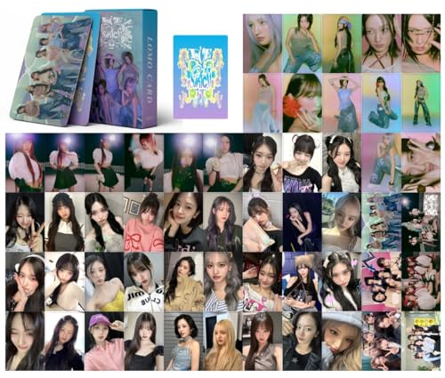 ELEFAD Kpop IVE Lomo Karten 55St IVE SWITCH Neues Album Fotokarten IVE Mini Fotokarten Postkarten für Fans Geschenk